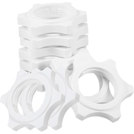 CCYKXAA (5,9 × 3 × 3 cm) 10 Stück Muttern für elektrische Ventilatoren, kleine Mutternsets für Ventilatoren, Ventilatorzubehör
