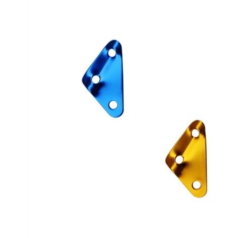 Zweiteilige dreieckige Windseilschlaufe aus Aluminiumlegierung, rutschfestes Seilschlaufenzubehör, Sonnensegel