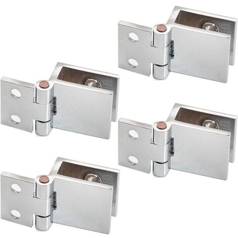 4er-Pack Scharnierclips für Glastüren an Küchenschränken