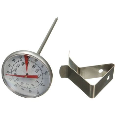Metallclip-Thermometer mit Skala und Krugklemme – Zubehör für die Kerzen-, Seifen- und Marmeladenherstellung