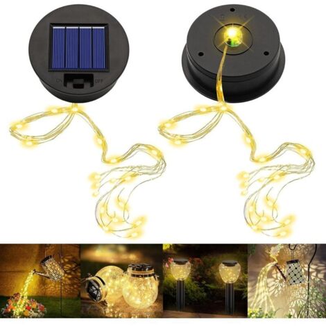 Set mit 2 Ersatzteilen für 8,5 cm Solarleuchten, mit LED, wasserdicht, Solarpanel (1/4)