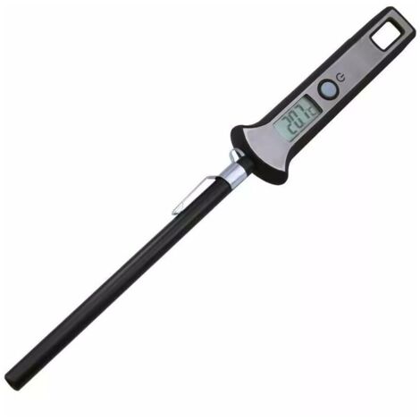 CCYKXAA Tragbares elektronisches Lebensmittelthermometer, Grillsonde, Temperaturanzeige, Grillzubehör