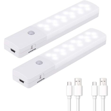 Kabelloses Nachtlicht mit Bewegungssensor, 18 LEDs, akkubetrieben, automatisches Nachtlicht für Hütten