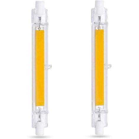 R7S 118 mm 20 W Kaltweiß 6000 K LED-Lampe, 2000 lm, nicht dimmbar, schlanke COB R7S 118 mm LED-Lampe für Wand-/Stehlampen, 2er-Pack