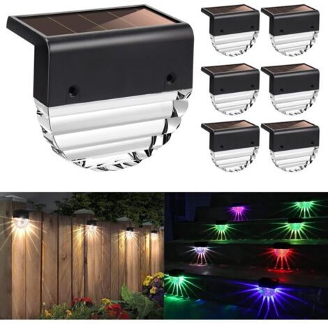 Gartenbeleuchtung für den Außenbereich, Solarlampen für wasserdichte Solarlampen, Gartenbeleuchtung, dekorative Zaunbeleuchtung (1/4)
