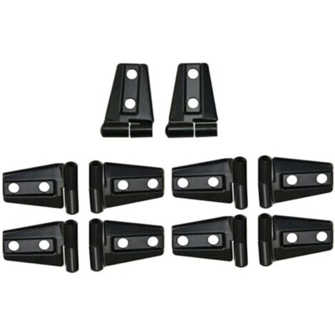 10x Abdeckungen für Motorhauben- und Türscharniere für JK JKU 2007-2017 Autozubehör (1/4)