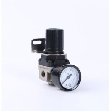 AR2000 – 1/4"-Luftdruckregler, pneumatisch betriebener Kompressor mit Manometer, einstellbares Manometerventil