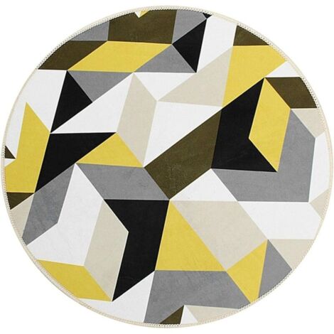 Runder Teppich, Flanell-Sessionteppich, Waschbarer Stuhlvorleger, Schlafzimmerdekor-Teppich (60 cm) (1/4)