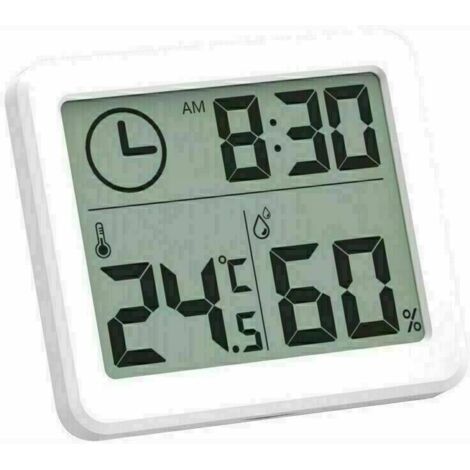 Hochpräzises digitales Thermometer-Hygrometer für den Innenbereich, tragbarer Feuchtigkeits- und Temperaturmonitor für Zuhause
