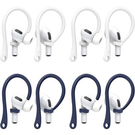 4 Paar Ohrhaken, kompatibel mit AirPods, AirPods 4, AirPods 3 und AirPods 4, sicherer Halt für sportliche Aktivitäten, ideal zum Laufen (1/5)