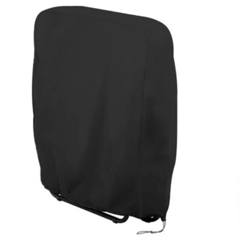 71 x 20 / 34 x 110 cm (Schwarz), mit Aufbewahrungstasche, einteilige Schutzhülle für faltbare Gartenstühle, winddichte Oxford-Hülle, UV-beständig und wasserdicht, geeignet für faltbare Gartenstühle (1/4)