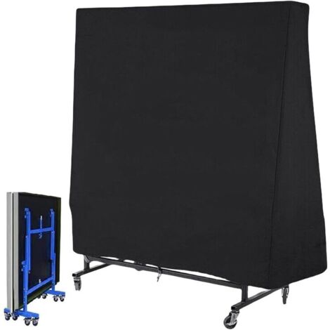 Tischtennis-Schutzhülle 165x70x185cm, 210D Oxford, wasserdicht, für den Innen- und Außenbereich