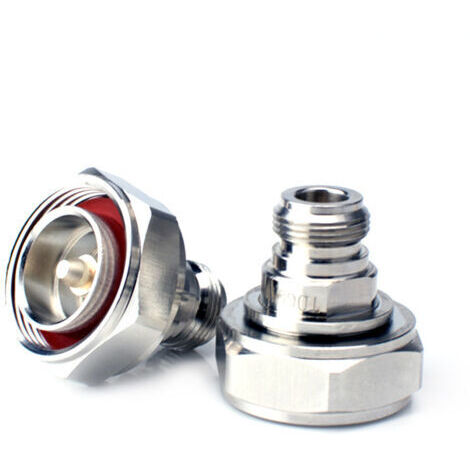 L29 7/16 DIN Stecker auf Buchse Koaxialadapter, Kabelverbinder, Schraubverbinder, Lötverbinder, Lautsprecherverbinder, Steckadapter, Koaxialstecker (1/5)
