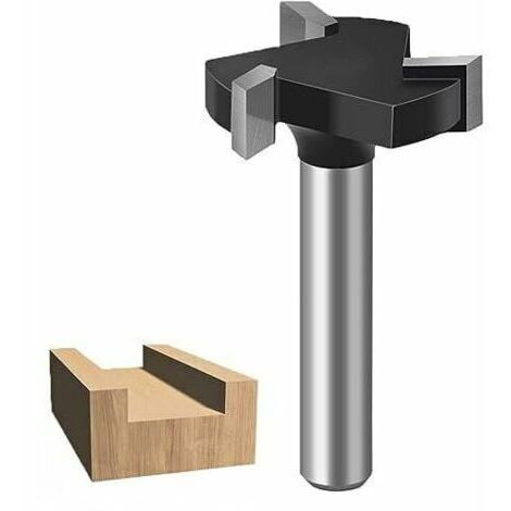 Ahlsen 6-mm-Schaft-CNC-Fräser für Spoilboard-Oberflächen, Hartmetall-Fräser für die Holzbearbeitung