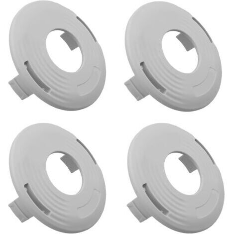 Satz mit 4 Freischneiderkopfkappen, kompatibel mit Stihl AutoCut 27-2 FS70R FS80R FS90 FS85R FS130R FS131R KM90R KM91R, ersetzt Teil 4002 713 9712