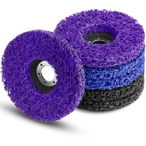 125-mm-Winkelschleifer-Reinigungsscheiben, 6er-Set Scheiben zum Entfernen von Farbe, Reinigen und Vorbereiten von Oberflächen