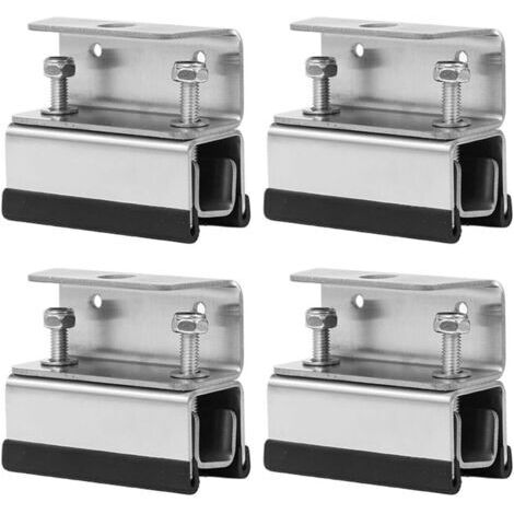 4-teiliges Dachgepäckträger-Montageset für Transporter, Pilzhalterung, Dachgepäckträger aus Edelstahl 304 für ProMaster, Boxer, Jumper, Ducato, Movano