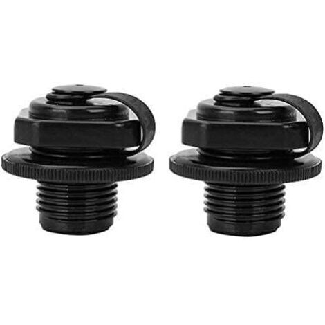 Set mit 2 Ventilkappen – mit Gewinde – 22 cm – Ideal für Kajaks, Schlauchboote, Luftmatratzen, Fischerboote, Kanus, Boote