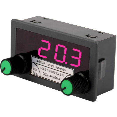Analog-Signalgenerator 0/4–20 MA & 0–10 V – Einstellbar, 3-stellige LED-Anzeige, Für SPS, Ventile, Frequenzumrichter & Kalibrierung
