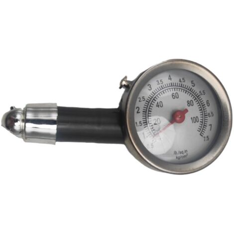 Reifendruckmesser – Druckmessgerät – 7,5 bar – Reifendruckprüfer – 0–100 Psi – Für Auto, Fahrrad und mehr