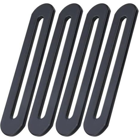 155 x 19 mm Befestigungswinkel, schwarze Edelstahl-Befestigungswinkel, Montagewinkel für Reparatur, Verbindung und Befestigung