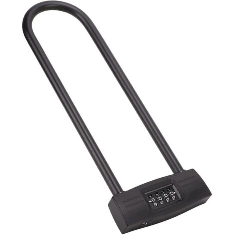 Für Fahrräder, 20 mm – Hochleistungsschloss – 1,2 m langes Sicherheitskabel, stabile Halterung und Diebstahlsicherung, Zahlenschloss (1/4)