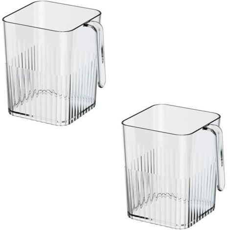 2er-Set Aufbewahrungsboxen für die Seitentüren des Kühlschranks – Kühlschrank-Organizer für mehr Ordnung in Ihrem Kühlschrank (1/4)