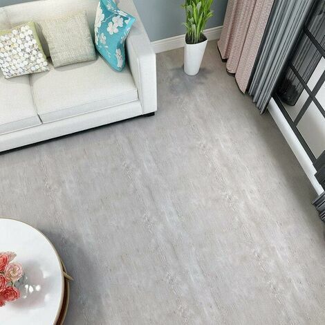 PVC-Bodenbelag, selbstklebende, abriebfeste Vinyl-Bodenfliesen, 3㎡/Rolle, matte dekorative Folie, Fliesenaufkleber, Möbel und Boden – Aufkleber (60 x 500 cm) (1/5)