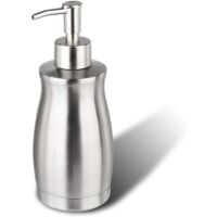 Seifenspender aus Edelstahl – Nachfüllbare Seifenspenderflasche mit Pumpe aus gebürstetem Nickel