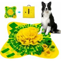 Hunde-Schnüffelmatte, Hunde-Schnüffelmatte, Hundetrainer, Hunde-Puzzle-Spielzeug, Spielzeug zum langsamen Füttern, faltbare Hunde-Schnüffelmatte, Decke