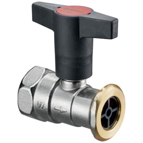 Oventrop Pumpenkugelhahn m. Rückschlagklappe Optibal P DN32 1 1/4''IG x G 1 1/2'' o. Überw. 1078173