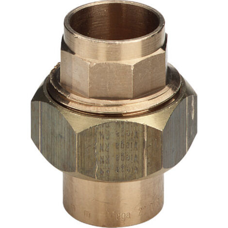 Viega Verschraubung Lötverschraubung 94330 flachdichtend in 28mm Rotguss 154196 (1/3)