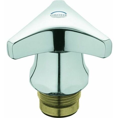 GROHE Oberteil 11104 mit Trecorn Griff Markierung blau 3/4'' chrom