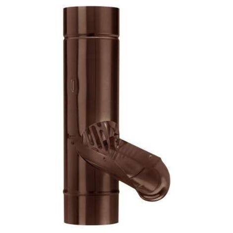 GRÖMO ALUSTAR Regenwasserklappe Testa di Moro ø100 mit V2A Sieb, SX (glatt), 82742