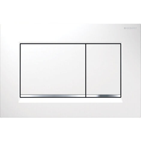 Betätigungsplatte GEBERIT Sigma30 weiß/chrom 115.883.KJ.1