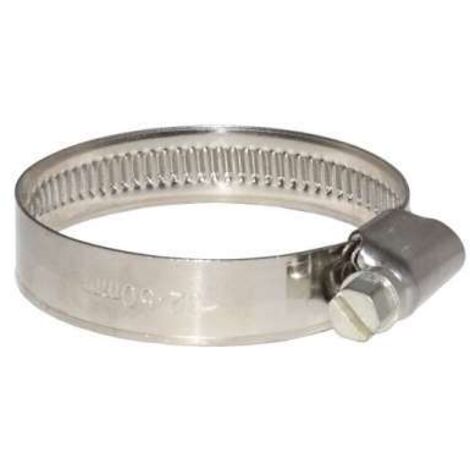 Schlauchschelle Schneckengewindeschelle Band aus Edelstahl 12mm breit Spannbereich 25-40 mm