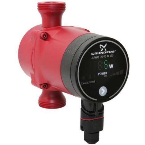 Grundfos Alpha1 25-60 N (Niro) Niedrigenergiepumpe Klasse A für Trinkwasser 98463422