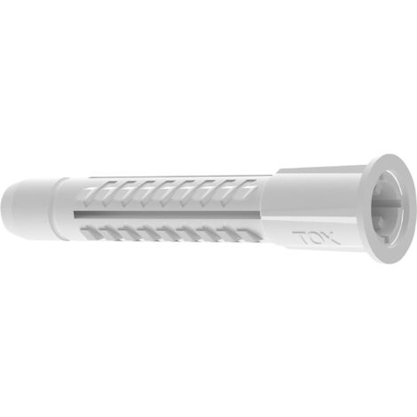 Tox Deco Allzweckdübel (Nylondübel) ø 8x49mm mit Kappe Dübel Kunststoff weiß