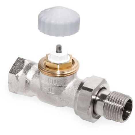 IMI Heimeier Thermostat-Ventilunterteil V-exact II, Durchgang, DN 10, vernickelt