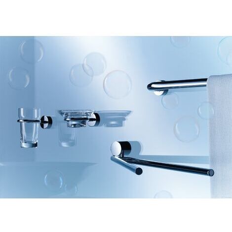 emco rondo 2 Glashalter Kristallglas klar, chrom 452000100 (1/5)