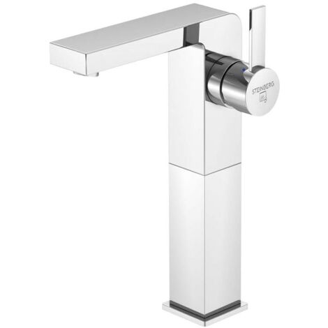 Steinberg Serie 120 Waschtischarmatur Ausladung 120mm, Höhe 255mm, ohne Ablaufgarnitur 1201700 (1/5)
