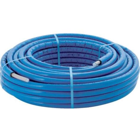 Geberit FlowFit PushFit Systemrohr ML, DN 20 25x2,5mm 25m vorgedämmt, blau, Rollenware 619.122.00.1