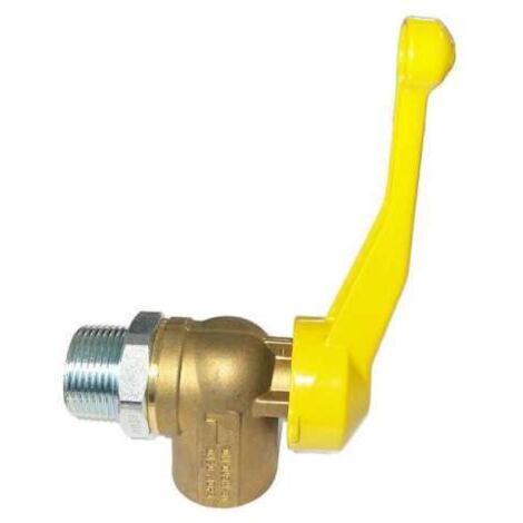 Seppelfricke GAS Eck Kugelhahn DN 20 G 3/4" mit TAE Modell 5510 für Zweirohrzähler
