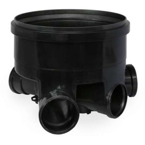 KG Magnaplast Abwasserschacht Regenwasserschacht Schachtsystem SC 400 Schachtboden eck DN 400/110