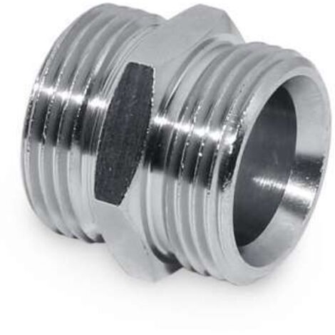 Simplex Kupplungsnippel , Doppelnippel 3/4''AG x 3/4'' AG (Eurokonus) 1 Stück vernickelt konisch dic