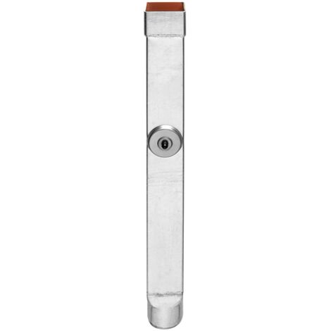 GRÖMO® Verzinktes Standrohr quadratisch 100x100/1000 mit Deckel geschlossen, 97630