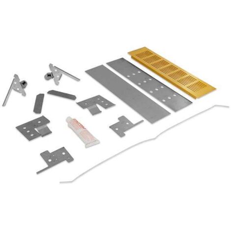 SFA SaniBroy Flexibler Fliesenrahmen gold für SaniPack & SaniDouche (1/2)