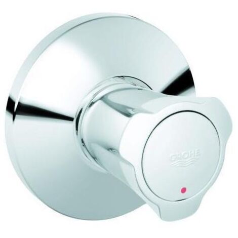 Grohe Costa Unterputz-Ventil Oberbau Einbautiefe stufenlos 20-200mm, Rote Markierung, Chrom