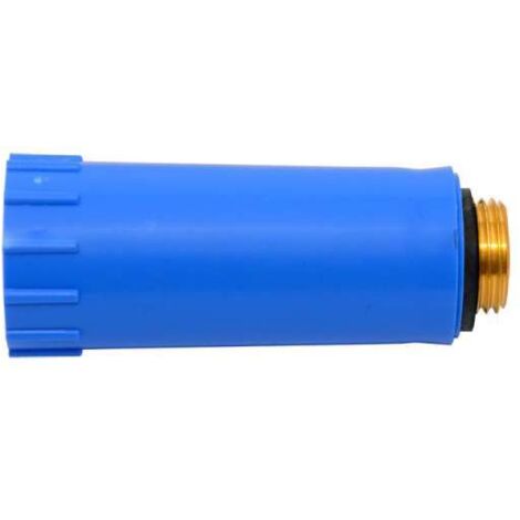 Baustopfen 1/2" blau mit Messing Blindstopfen Gewinde Stopfen Gewindestopfen Abdrückstopfen