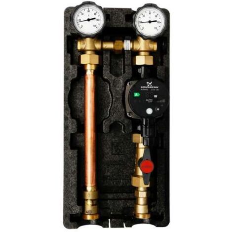 Oventrop Pumpengruppe Regumat S-180 1 Zoll mit Alpha2 25-60 1356070A2